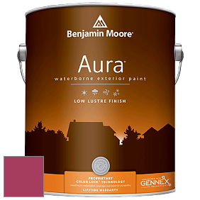 Benjamin Moore Aura 634 Waterborne Exterior Low Lustre Finish краска цвет 2079-20 Blushing Red