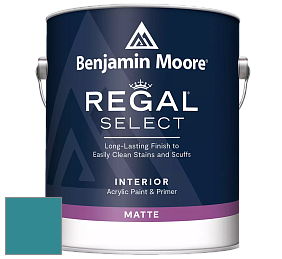 Benjamin Moore 548 IRegal Select Interior Paint - Matte краска цвет 755 Salzburg Blue