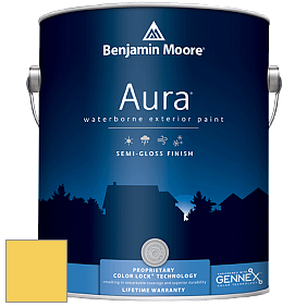Benjamin Moore Aura 632 Waterborne Exterior Semi-Gloss Finish краска цвет 362 St. Elmo's Fire