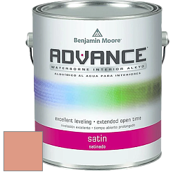 Benjamin Moore 792 Advance Interior Paint-Satin эмаль цвет 2170-40 Coral Spice