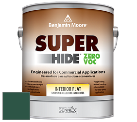 Benjamin Moore 355 Super Hide Zero Voc Interior Flat краска цвет RAL 6028 