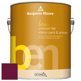 Benjamin Moore Ben W625 Premium Interior Latex Flat краска цвет RAL 4004 