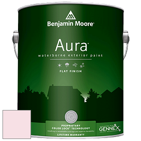 Benjamin Moore Aura 629 Waterborne Exterior Flat Finish краска цвет 2002-70 Pink Cadillac