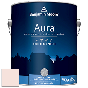 Benjamin Moore Aura 632 Waterborne Exterior Semi-Gloss Finish краска цвет 887 Pink Cloud