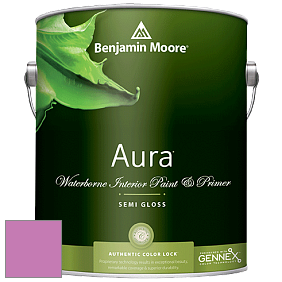 Benjamin Moore Aura 528 Waterborne Interior Semi-gloss Finish краска цвет 2076-40 Raspberry Mousse