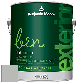 Benjamin Moore Ben 541 Waterborne Exterior Flat Finish краска цвет AF-690 