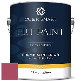 COLOR SMART CS 745 ELIT PAINT глубокоматовая моющаяся краска цвет 1350 Aniline Red