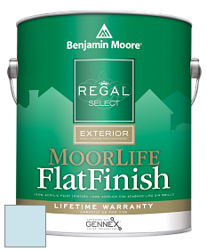 Benjamin Moore W105 Regal Select Exterior Paint-MoorLife Flat Finish краска цвет 792 Mystical Blue