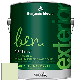 Benjamin Moore Ben 541 Waterborne Exterior Flat Finish краска цвет 422 New Retro