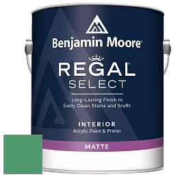 Benjamin Moore 548 IRegal Select Interior Paint - Matte краска цвет 2038-30 Prairie Green