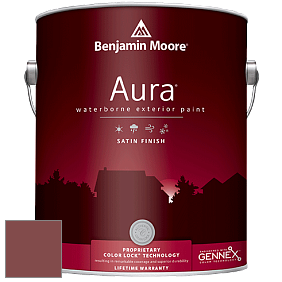 Benjamin Moore Aura 631 Waterborne Exterior Satin Finish краска цвет 2005-20 Hot Apple Spice