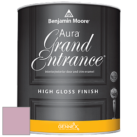 Benjamin Moore Aura 148 Grand Entrance High Gloss эмаль цвет 2082-50 Damask Rose