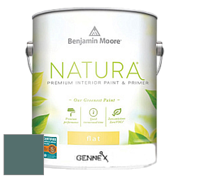Benjamin Moore 514 Natura Interior Semi-Gloss Finish краска цвет 713 Polished Slate