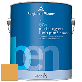 Benjamin Moore Ben W626 Premium Interior Latex Eggshell краска цвет 301 Glen Ridge Gold