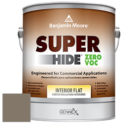 Benjamin Moore 355 Super Hide Zero Voc Interior Flat краска цвет 1539 Roosevelt Taupe