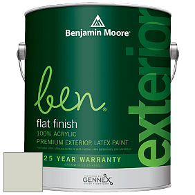 Benjamin Moore Ben 541 Waterborne Exterior Flat Finish краска цвет 470 Par Four