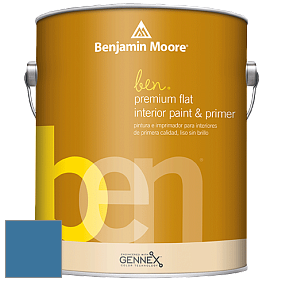 Benjamin Moore Ben W625 Premium Interior Latex Flat краска цвет 811 Old Glory