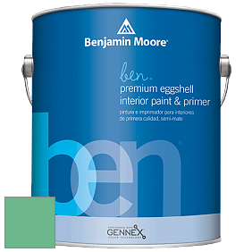 Benjamin Moore Ben W626 Premium Interior Latex Eggshell краска цвет 580 Arlington Green