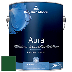 Benjamin Moore Aura 524 Waterborne Interior Eggshell Finish краска цвет RAL 6035 