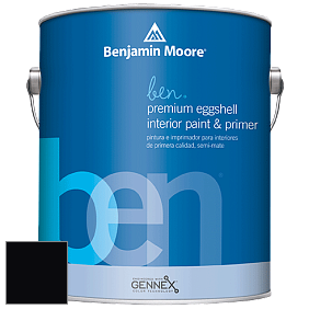 Benjamin Moore Ben W626 Premium Interior Latex Eggshell краска цвет RAL 9005 