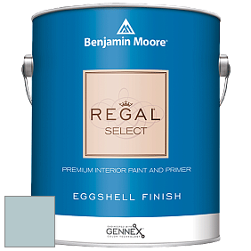Benjamin Moore 549 Regal Select Waterborne Interior Eggshell Finish краска цвет 1641 Blue Porcelain