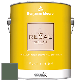 Benjamin Moore 547 Regal Select Waterborne Interior Flat Finish краска цвет 630 Martha's Vineyard