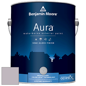 Benjamin Moore Aura 632 Waterborne Exterior Semi-Gloss Finish краска цвет 2115-50 Iced Mauve