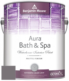 Benjamin Moore Aura 532 Bath & Spa Waterborne Interior Paint Matte Finish краска цвет 1455 Vintage Charm