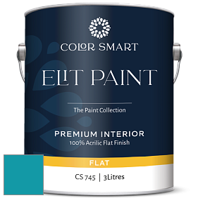 COLOR SMART CS 745 ELIT PAINT глубокоматовая моющаяся краска цвет 761 Meridian Blue