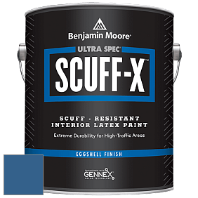 Benjamin Moore 485 Ultra Spec SCUFF-X Interior Eggshell Finish краска цвет 798 Blue Suede Shoes
