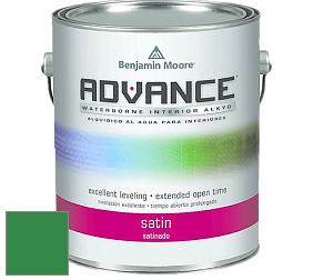 Benjamin Moore 792 Advance Interior Paint-Satin эмаль цвет 2037-20 Jade Green