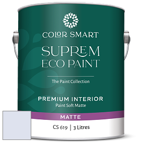 COLOR SMART CS 619 SUPREM ECO PAINT матовая краска цвет 2068-70 White Heaven