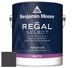 Benjamin Moore 548 IRegal Select Interior Paint - Matte краска цвет 2117-10 Carbon Copy