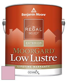 Benjamin Moore W103 Regal Select Exterior Paint-MoorGard Low Lustre Finish краска цвет 2081-50 Pink Ruffle