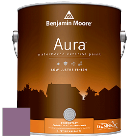 Benjamin Moore Aura 634 Waterborne Exterior Low Lustre Finish краска цвет 1371 Plum Perfect