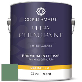 COLOR SMART CS 758 ULTRA CEILING PAINT ультраматовая краска цвет NCS S 4030-G10Y 