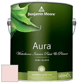 Benjamin Moore Aura 528 Waterborne Interior Semi-gloss Finish краска цвет 888 Valentine Memories