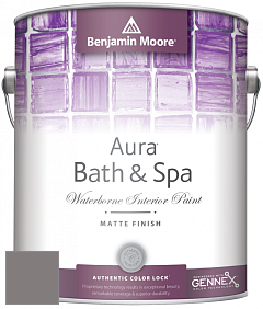 Benjamin Moore Aura 532 Bath & Spa Waterborne Interior Paint Matte Finish краска цвет AF-660 