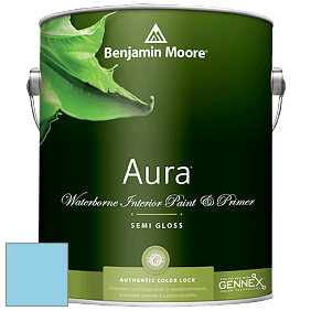 Benjamin Moore Aura 528 Waterborne Interior Semi-gloss Finish краска цвет 787 Grandma's Sweater
