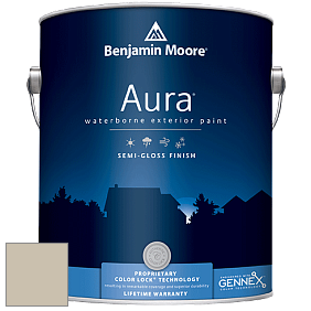 Benjamin Moore Aura 632 Waterborne Exterior Semi-Gloss Finish краска цвет 976 Coastal Fog
