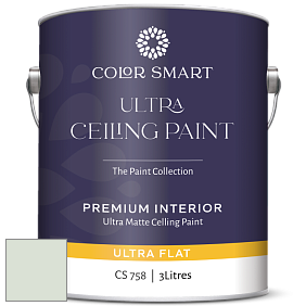 COLOR SMART CS 758 ULTRA CEILING PAINT ультраматовая краска цвет NCS S 0907-G20Y 