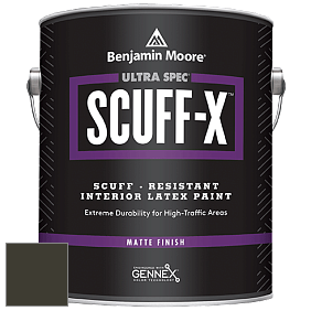Benjamin Moore 484 Ultra Spec SCUFF-X Interior Matte Finish краска цвет RAL 6022 