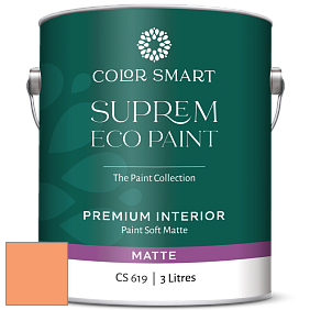 COLOR SMART CS 619 SUPREM ECO PAINT матовая краска цвет 139 Party Peach