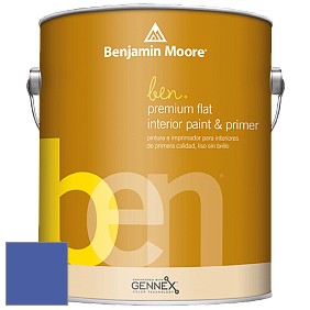 Benjamin Moore Ben W625 Premium Interior Latex Flat краска цвет NCS S 3060-R70B 