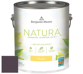 Benjamin Moore 512 Natura Interior Flat Finish матовая краска цвет 2073-10 Dark Purple