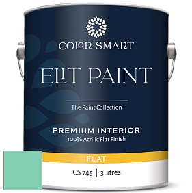 COLOR SMART CS 745 ELIT PAINT глубокоматовая моющаяся краска цвет NCS S 1040-B90G 