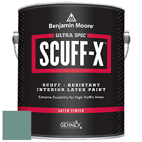 Benjamin Moore 486 Ultra Spec SCUFF-X Interior Satin Finish краска цвет NCS S 4020-B70G 