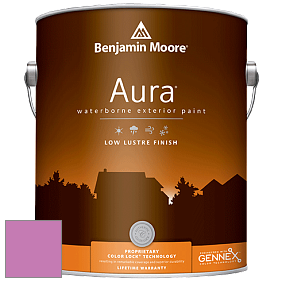 Benjamin Moore Aura 634 Waterborne Exterior Low Lustre Finish краска цвет 2076-40 Raspberry Mousse