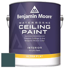 Benjamin Moore 508 Waterborne Ceiling Paint краска для потолков цвет 2056-10 Tucson Teal