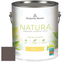 Benjamin Moore 512 Natura Interior Flat Finish матовая краска цвет 1463 Topeka Taupe